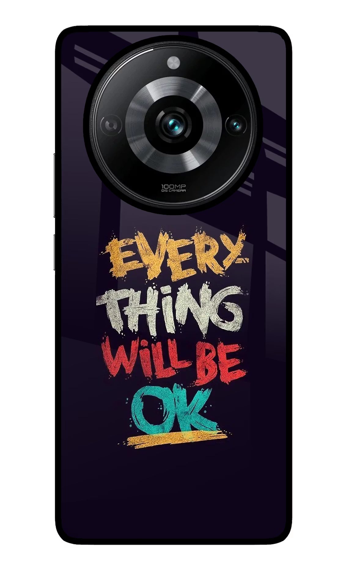 Everything Will Be Ok Realme Narzo 60 Pro Glass Case Back Cover by Casekaro