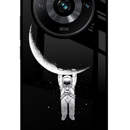 Moon Space Realme Narzo 60 Pro Glass Case Back Cover by Casekaro