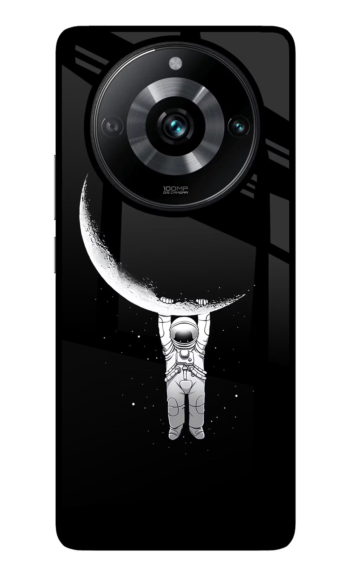 Moon Space Realme Narzo 60 Pro Glass Case Back Cover by Casekaro