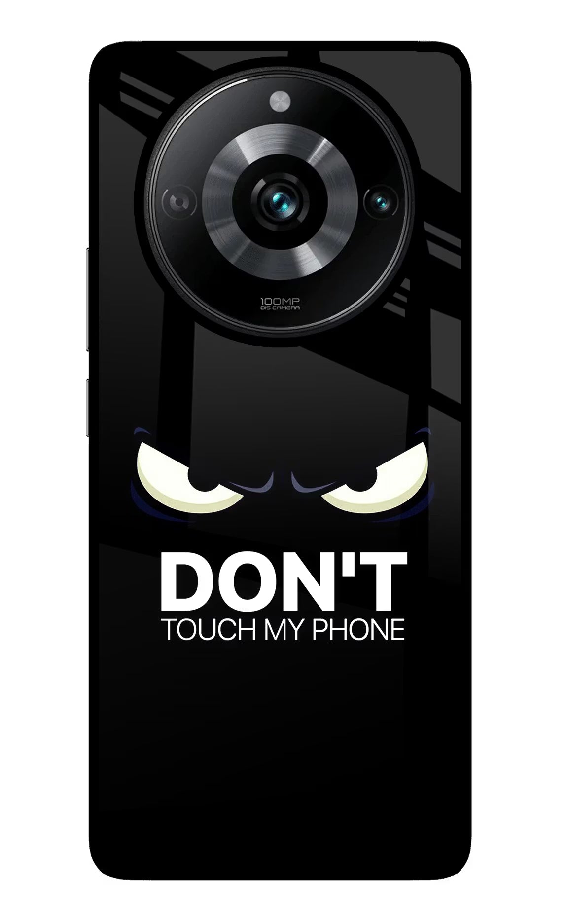 Don'T Touch My Phone Realme Narzo 60 Pro Glass Case Back Cover by Casekaro