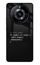 Life Motto Code Realme Narzo 60 Pro Glass Case