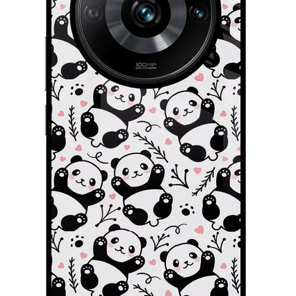 Cute Panda Realme Narzo 60 Pro Glass Case
