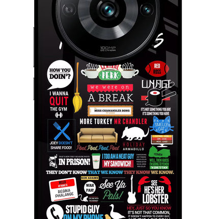 FRIENDS Realme Narzo 60 Pro Glass Case