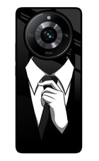 Black Tie Realme Narzo 60 Pro Glass Case