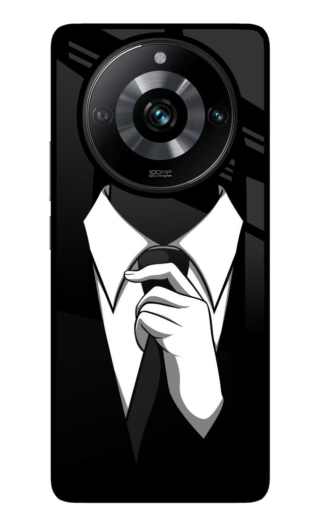 Black Tie Realme Narzo 60 Pro Glass Case