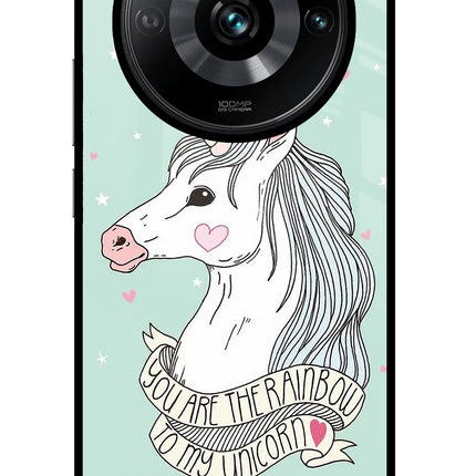Unicorn Wallpaper Realme Narzo 60 Pro Glass Case