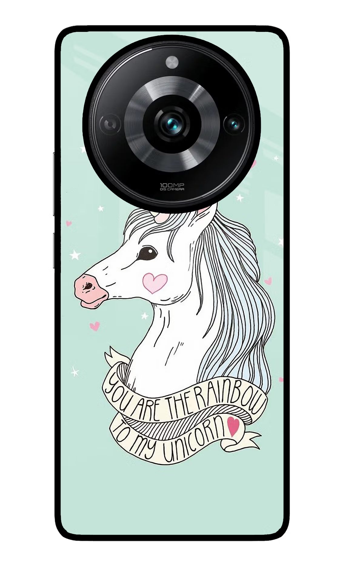 Unicorn Wallpaper Realme Narzo 60 Pro Glass Case Back Cover by Casekaro