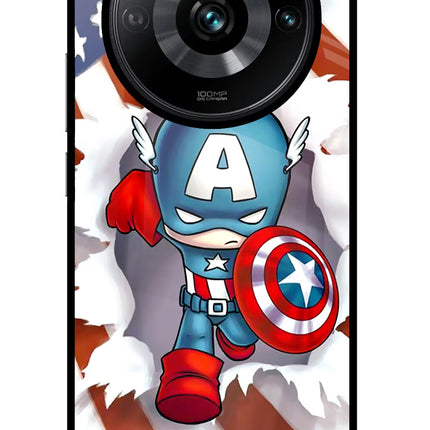 Captain America Realme Narzo 60 Pro Glass Case