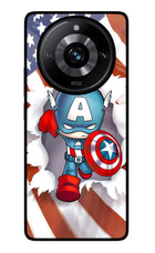 Captain America Realme Narzo 60 Pro Glass Case