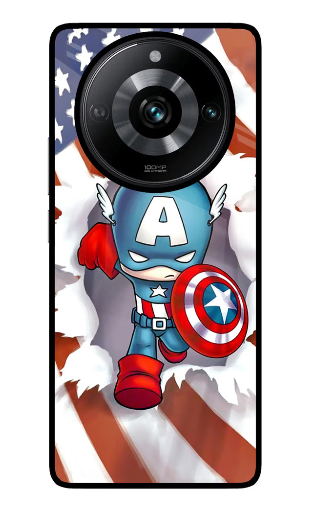 Captain America Realme Narzo 60 Pro Glass Case