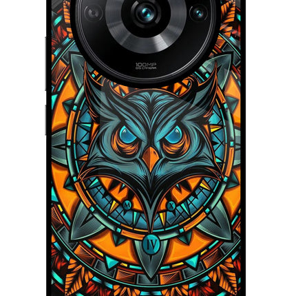 Angry Owl Art Realme Narzo 60 Pro Glass Case