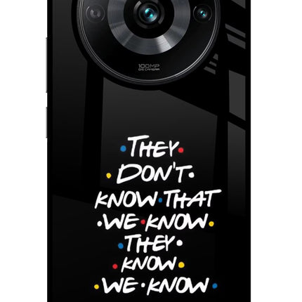 FRIENDS Dialogue Realme Narzo 60 Pro Glass Case