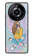 Selfie Girl Realme Narzo 60 Pro Glass Case
