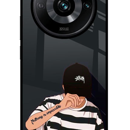 Aesthetic Boy Realme Narzo 60 Pro Glass Case
