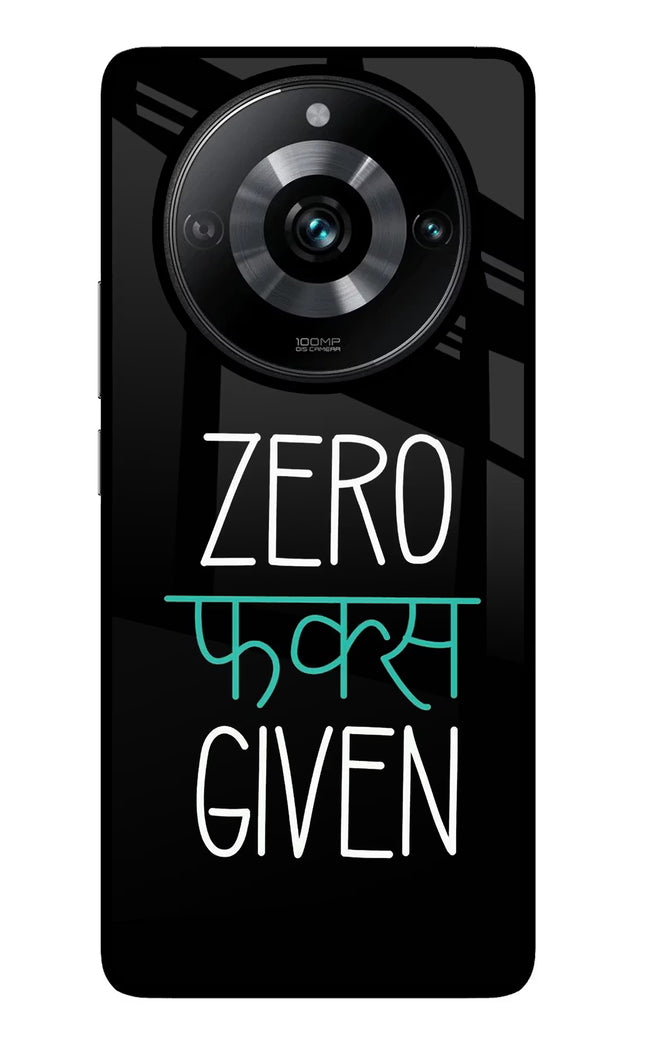 Zero Fucks Given Realme Narzo 60 Pro Glass Case