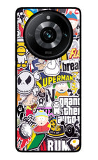 Sticker Bomb Realme Narzo 60 Pro Glass Case