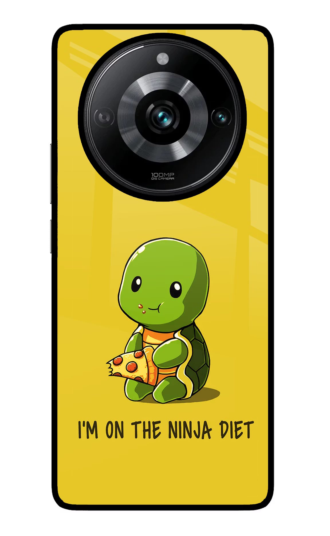 I'm on Ninja Diet Realme Narzo 60 Pro Glass Case Back Cover by Casekaro