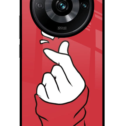 Korean Love Sign Realme Narzo 60 Pro Glass Case