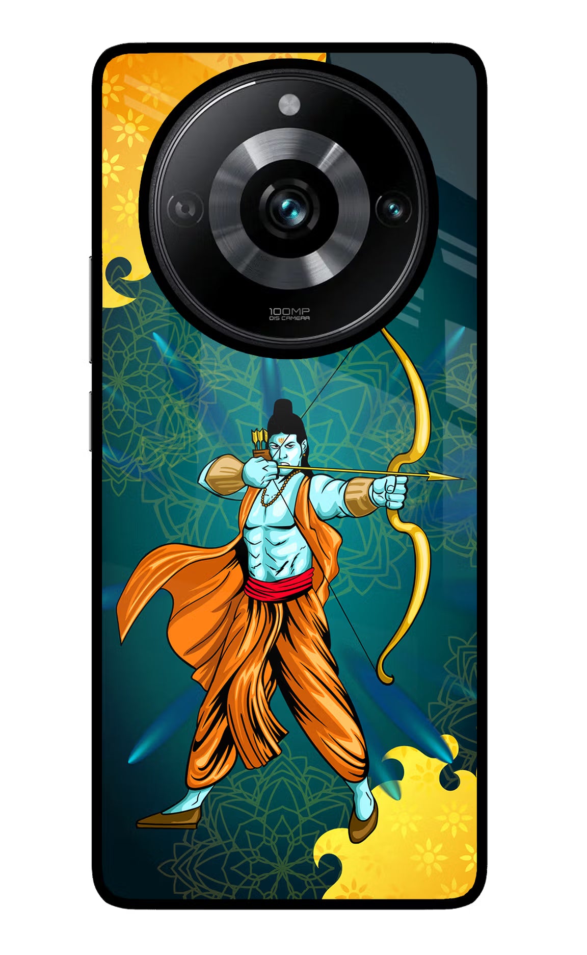 Lord Ram - 6 Realme Narzo 60 Pro Glass Case Back Cover by Casekaro