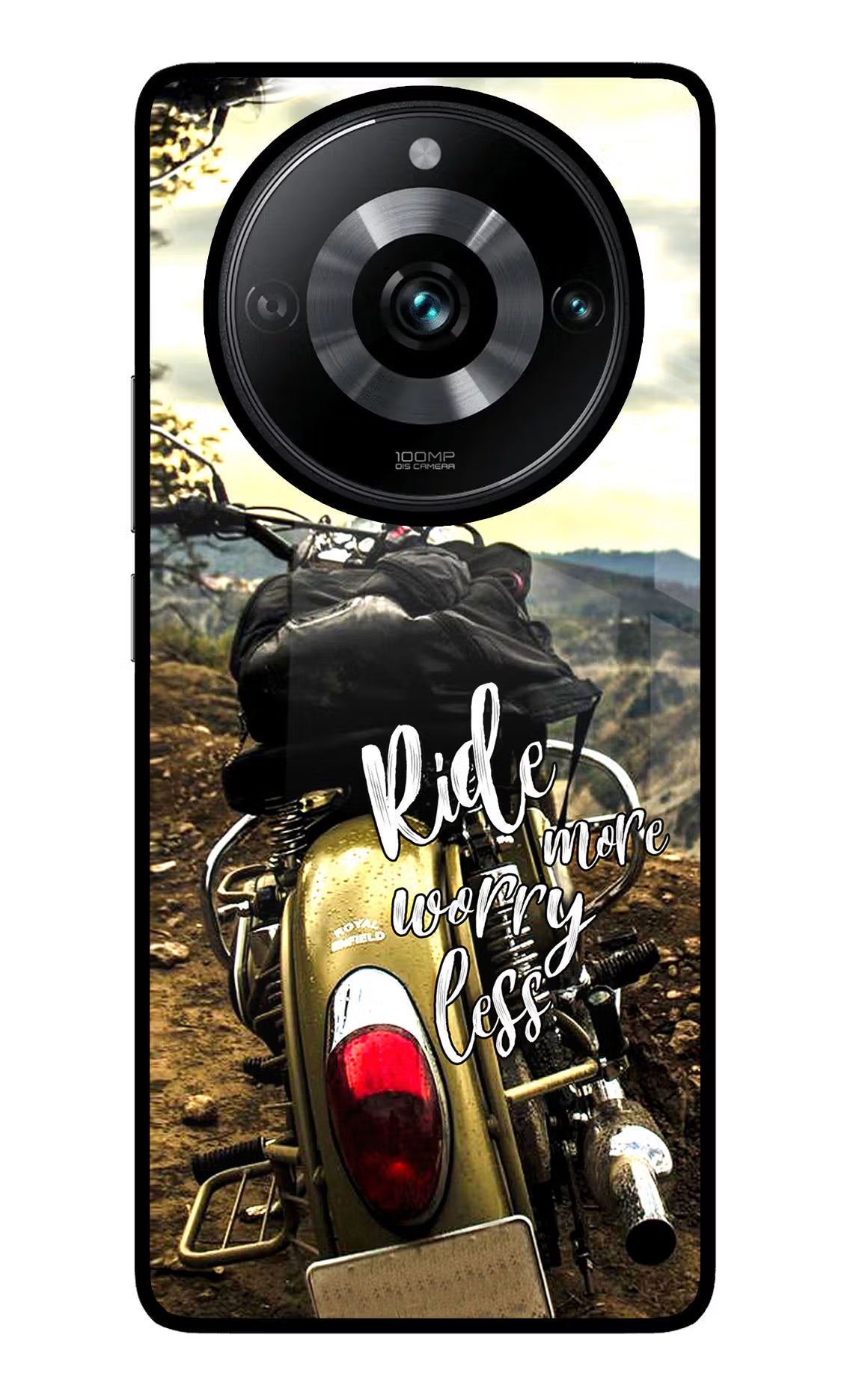 Ride More Worry Less Realme Narzo 60 Pro Glass Case