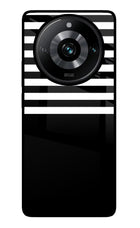 Black and White Print Realme Narzo 60 Pro Glass Case