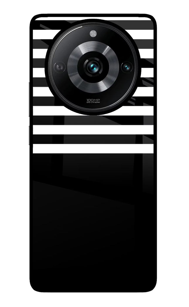 Black and White Print Realme Narzo 60 Pro Glass Case