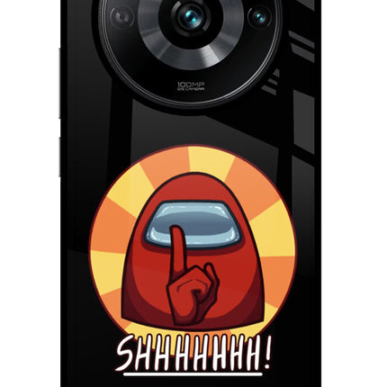 Among Us Shhh! Realme Narzo 60 Pro Glass Case