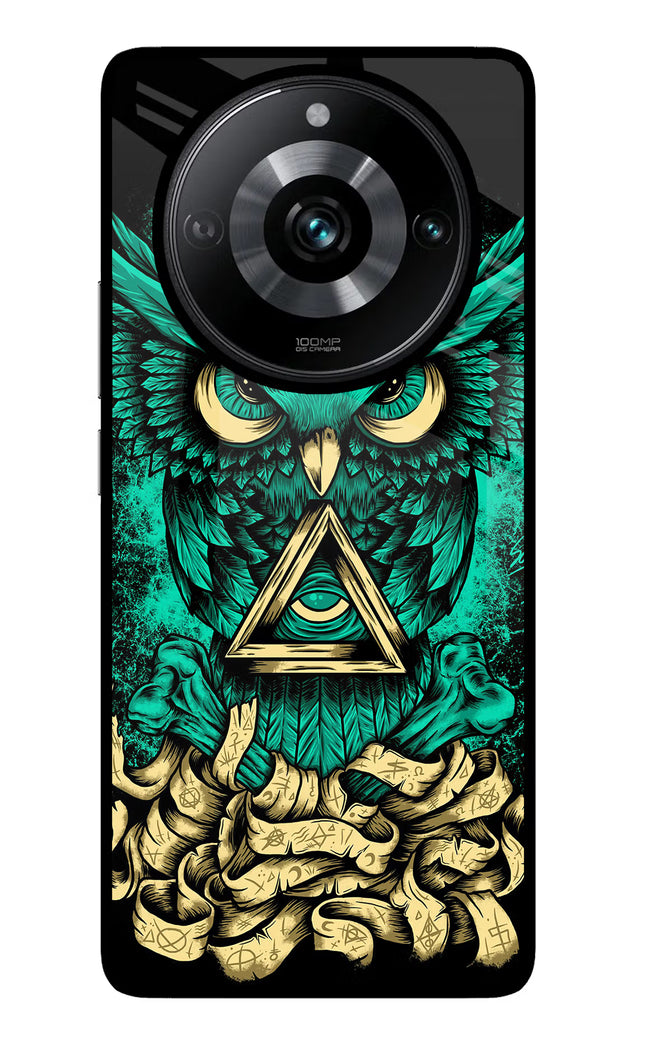 Green Owl Realme Narzo 60 Pro Glass Case