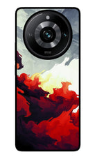 Fire Cloud Realme Narzo 60 Pro Glass Case