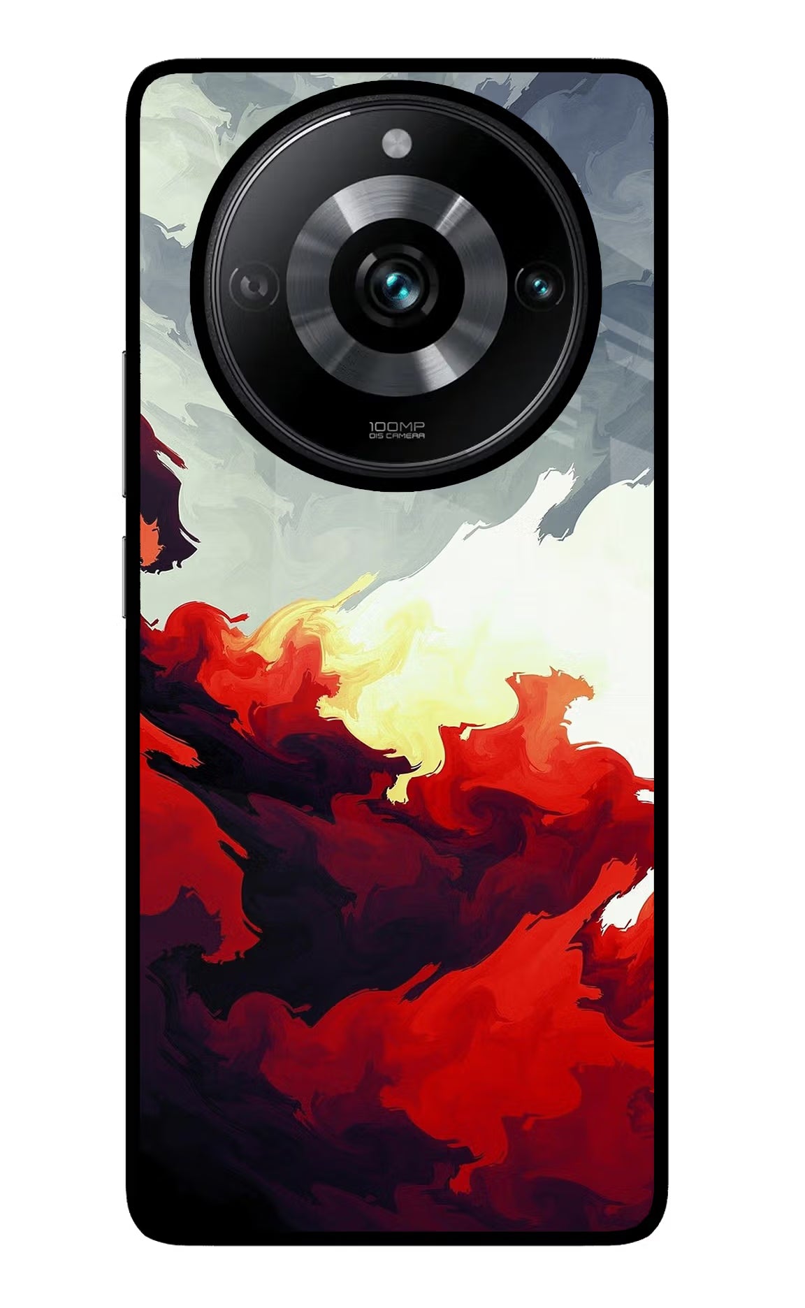 Fire Cloud Realme Narzo 60 Pro Glass Case Back Cover by Casekaro
