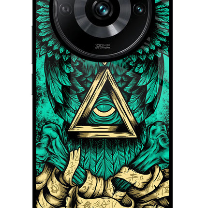 Green Owl Realme Narzo 60 Pro Glass Case