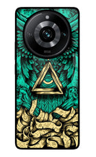Green Owl Realme Narzo 60 Pro Glass Case