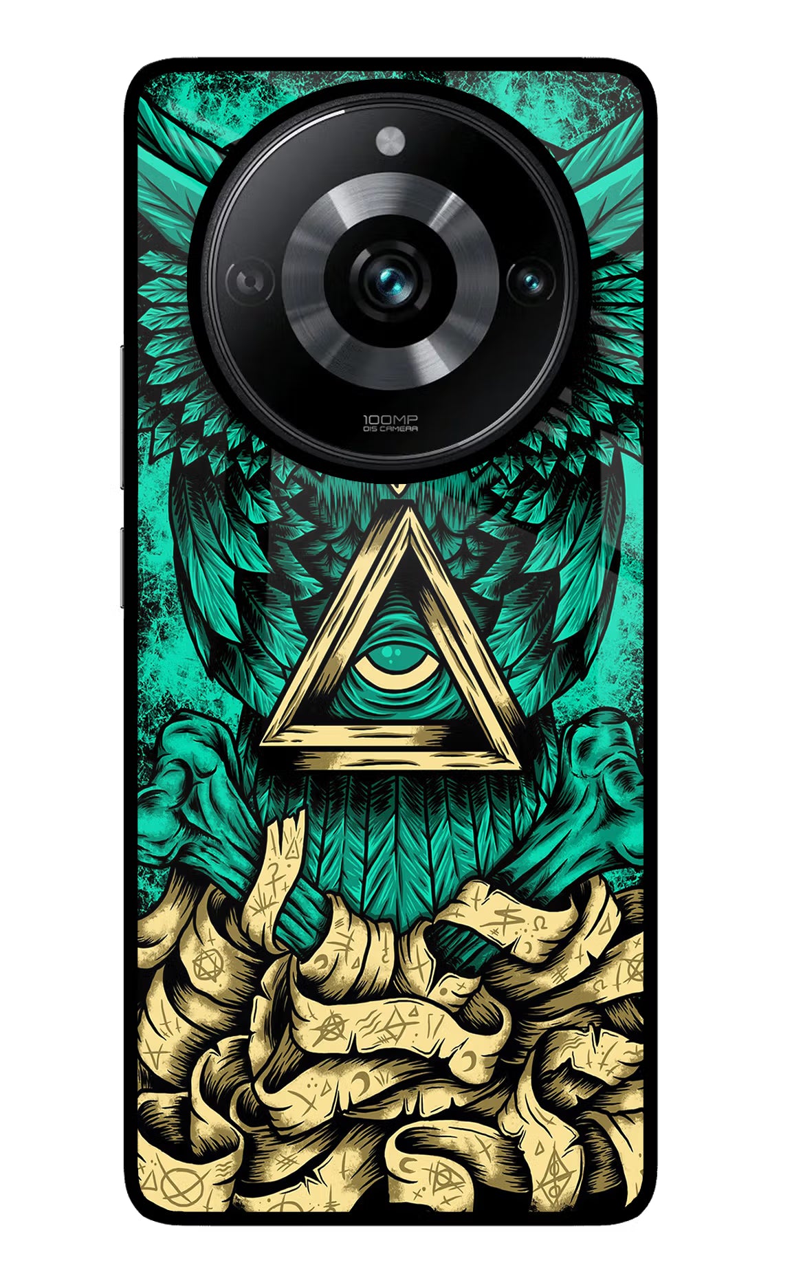 Green Owl Realme Narzo 60 Pro Glass Case