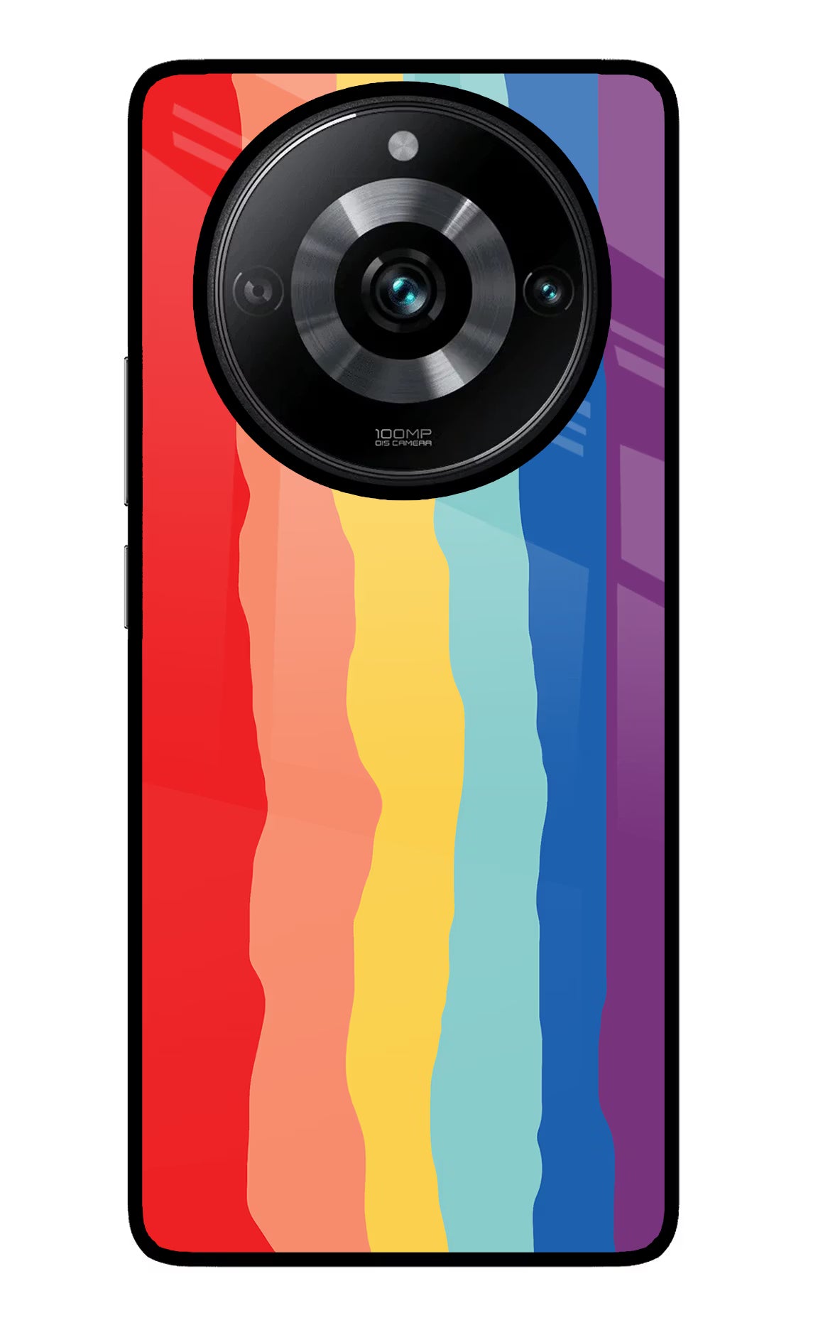 Rainbow Realme Narzo 60 Pro Glass Case Back Cover by Casekaro