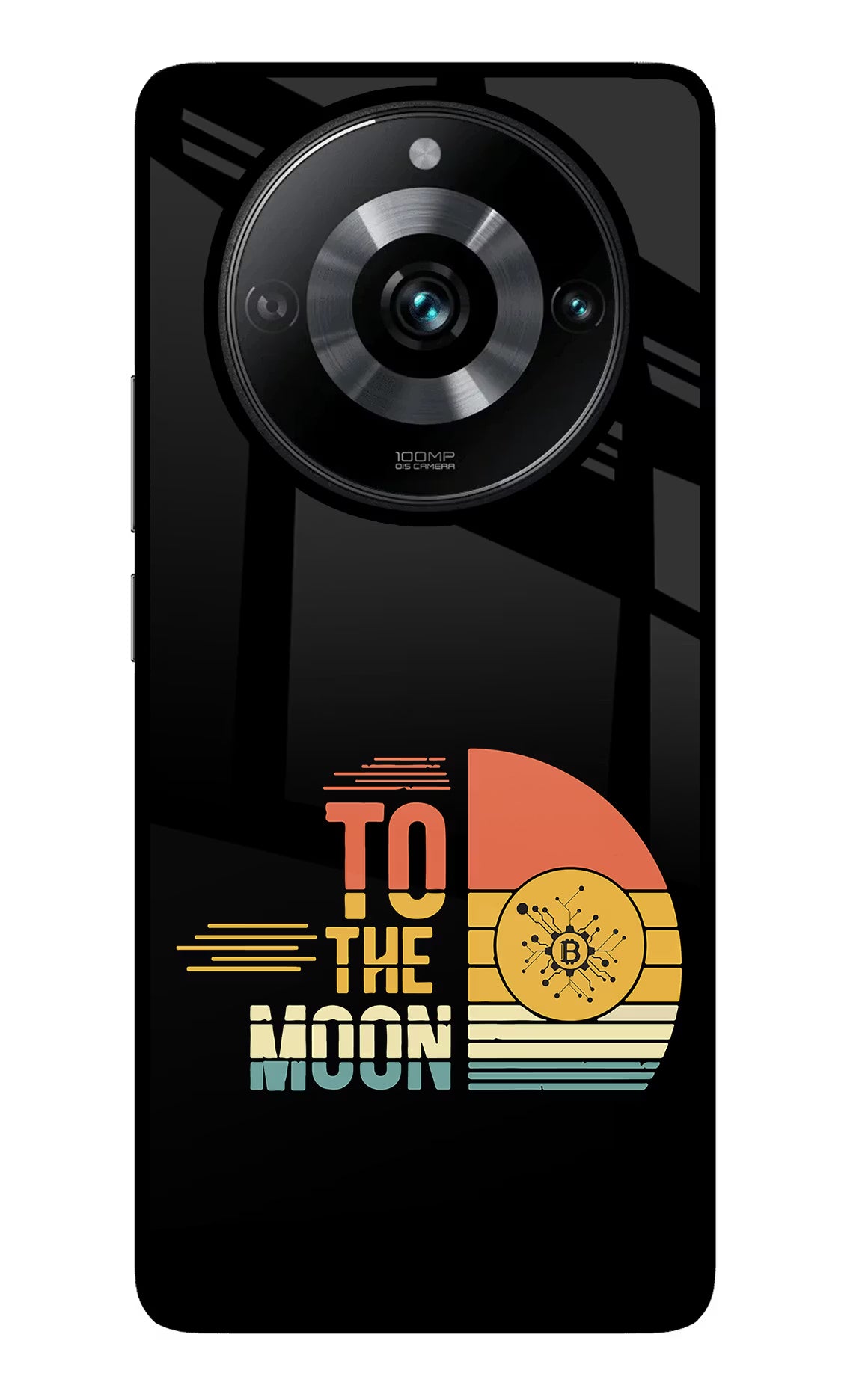 To the Moon Realme Narzo 60 Pro Glass Case Back Cover by Casekaro