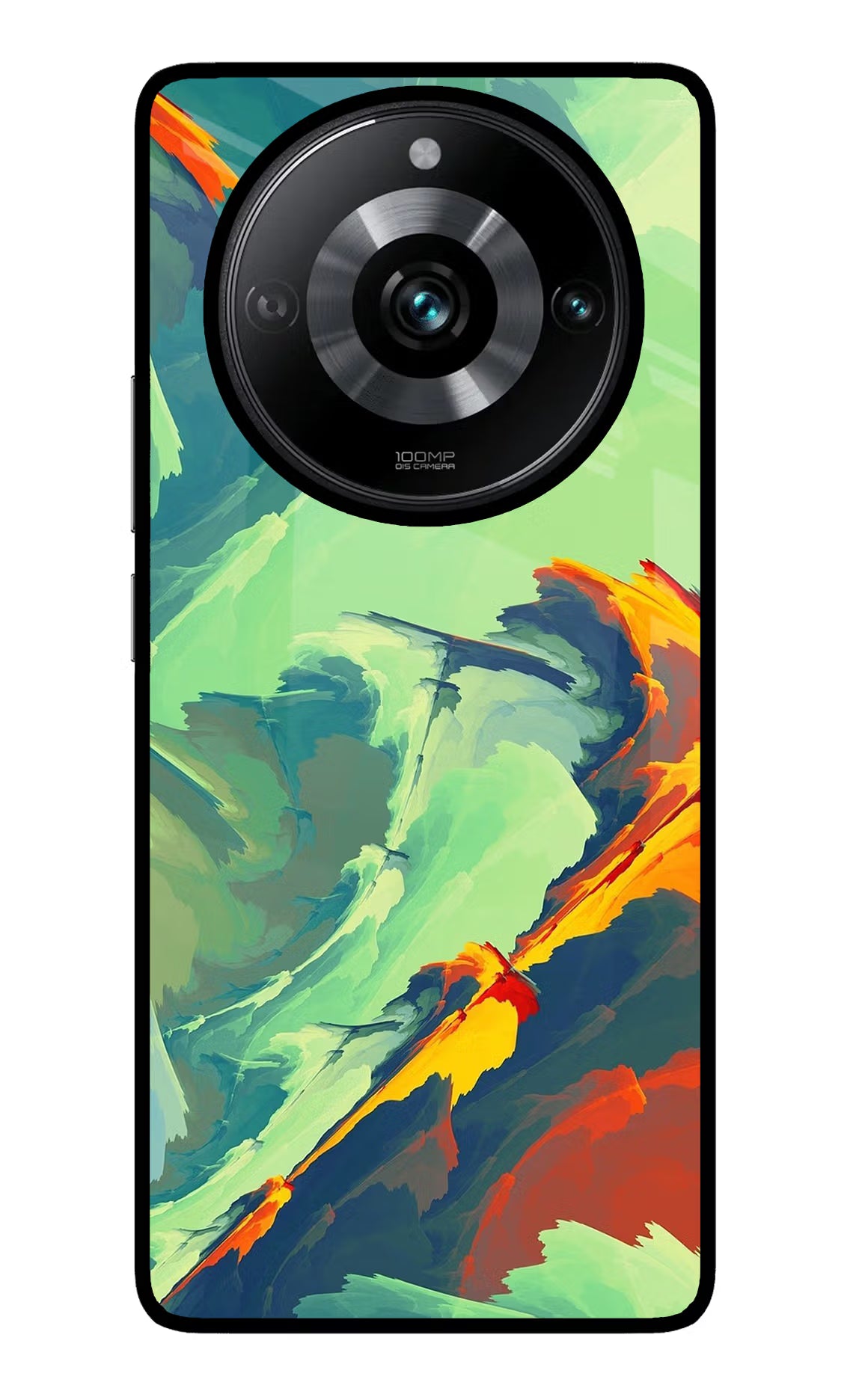 Paint Art Realme Narzo 60 Pro Glass Case Back Cover by Casekaro