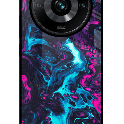 Abstract Realme Narzo 60 Pro Glass Case