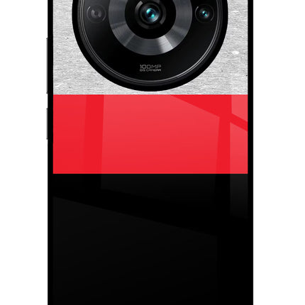 Tri Color Pattern Realme Narzo 60 Pro Glass Case