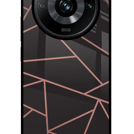 Geometric Pattern Realme Narzo 60 Pro Glass Case