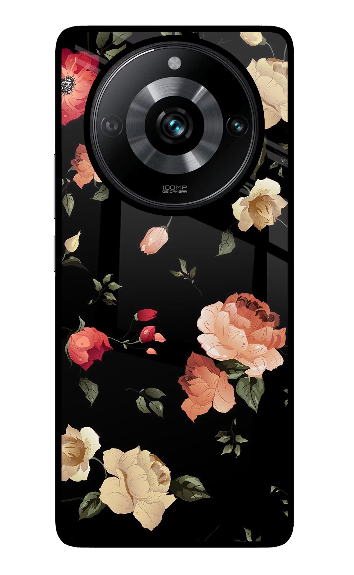 Flowers Realme Narzo 60 Pro Glass Case Back Cover by Casekaro