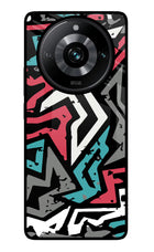 Geometric Graffiti Realme Narzo 60 Pro Glass Case