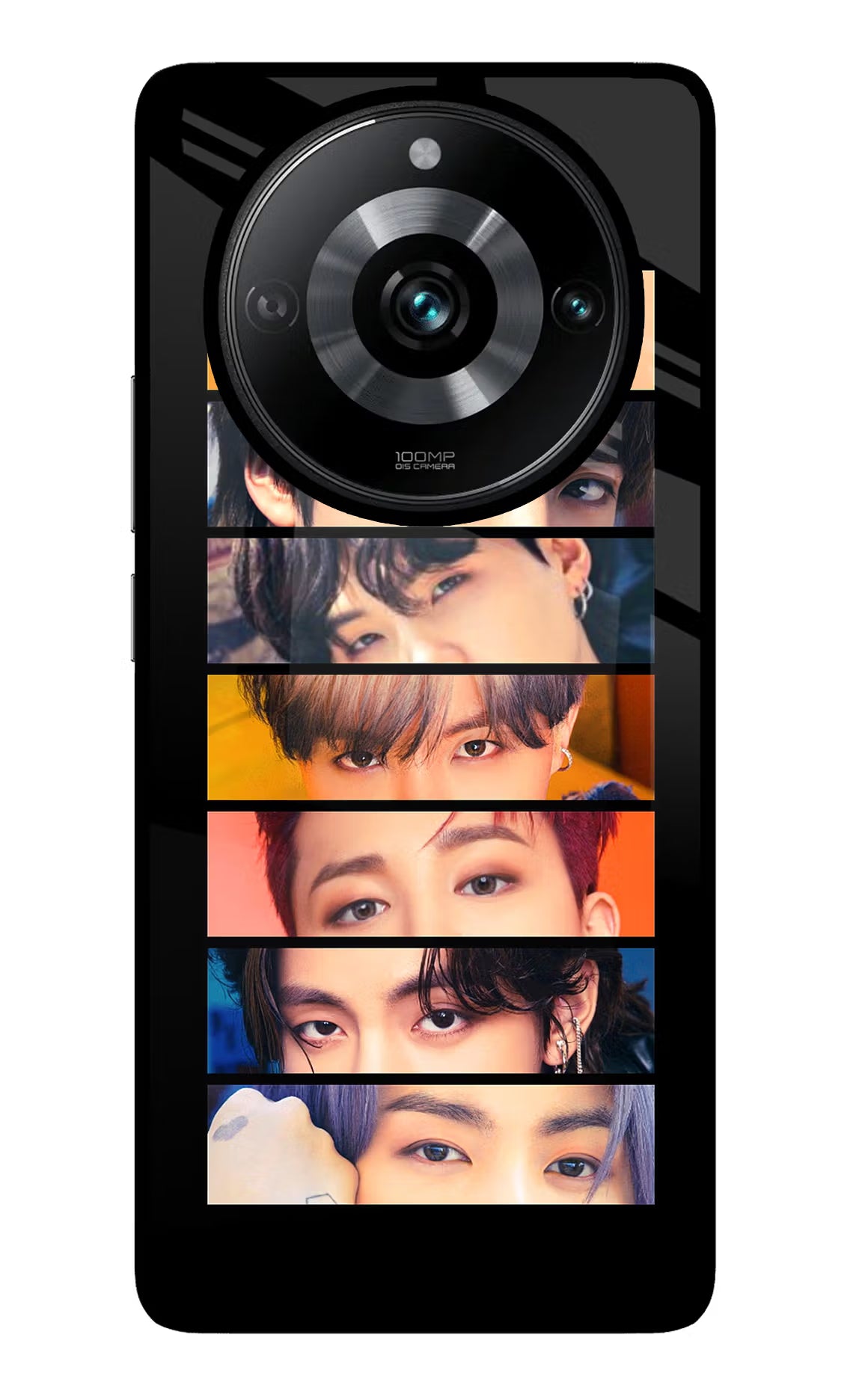 BTS Eyes Realme Narzo 60 Pro Glass Case Back Cover by Casekaro