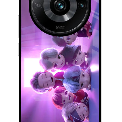 BTS Chibi Realme Narzo 60 Pro Glass Case