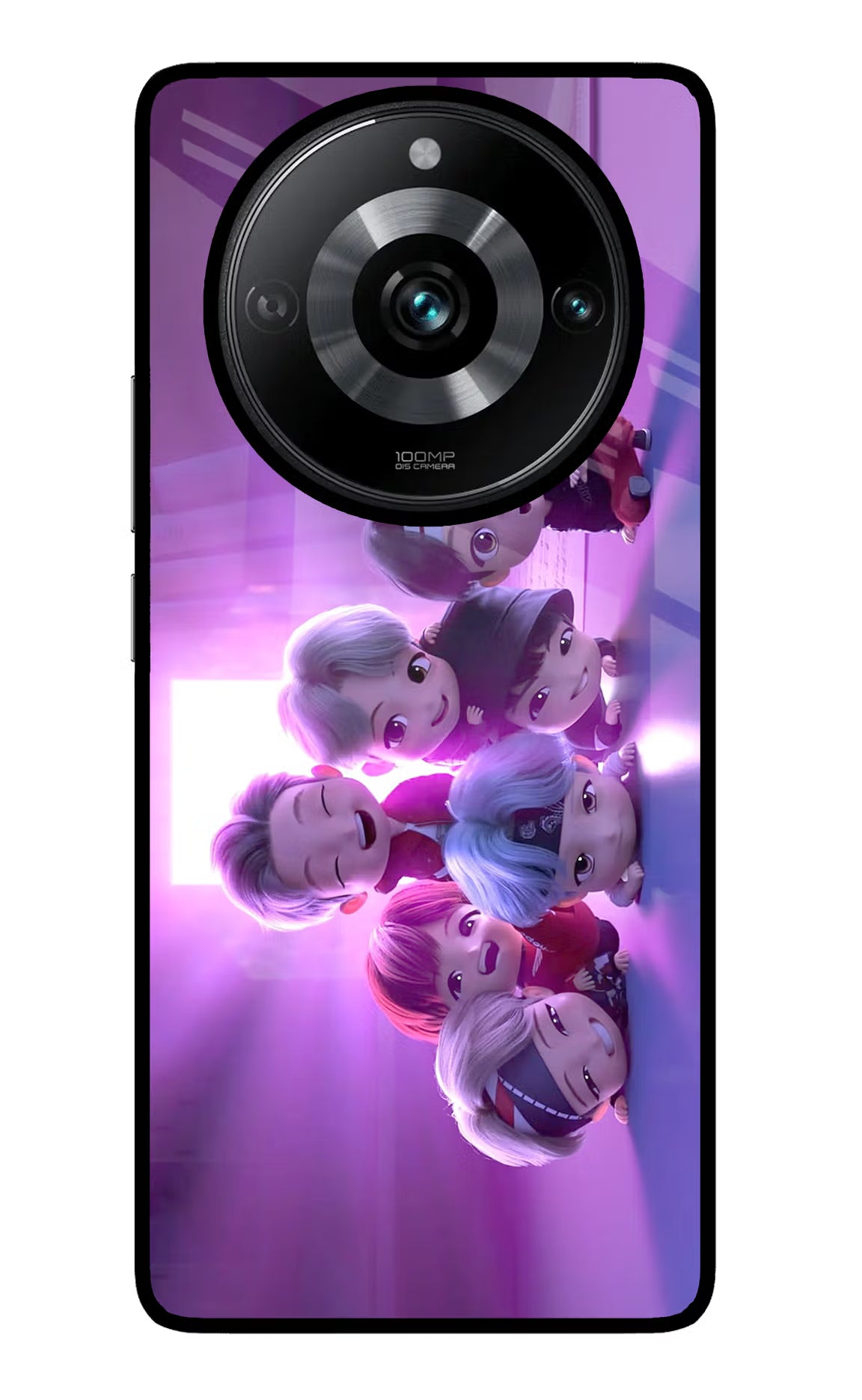 BTS Chibi Realme Narzo 60 Pro Glass Case