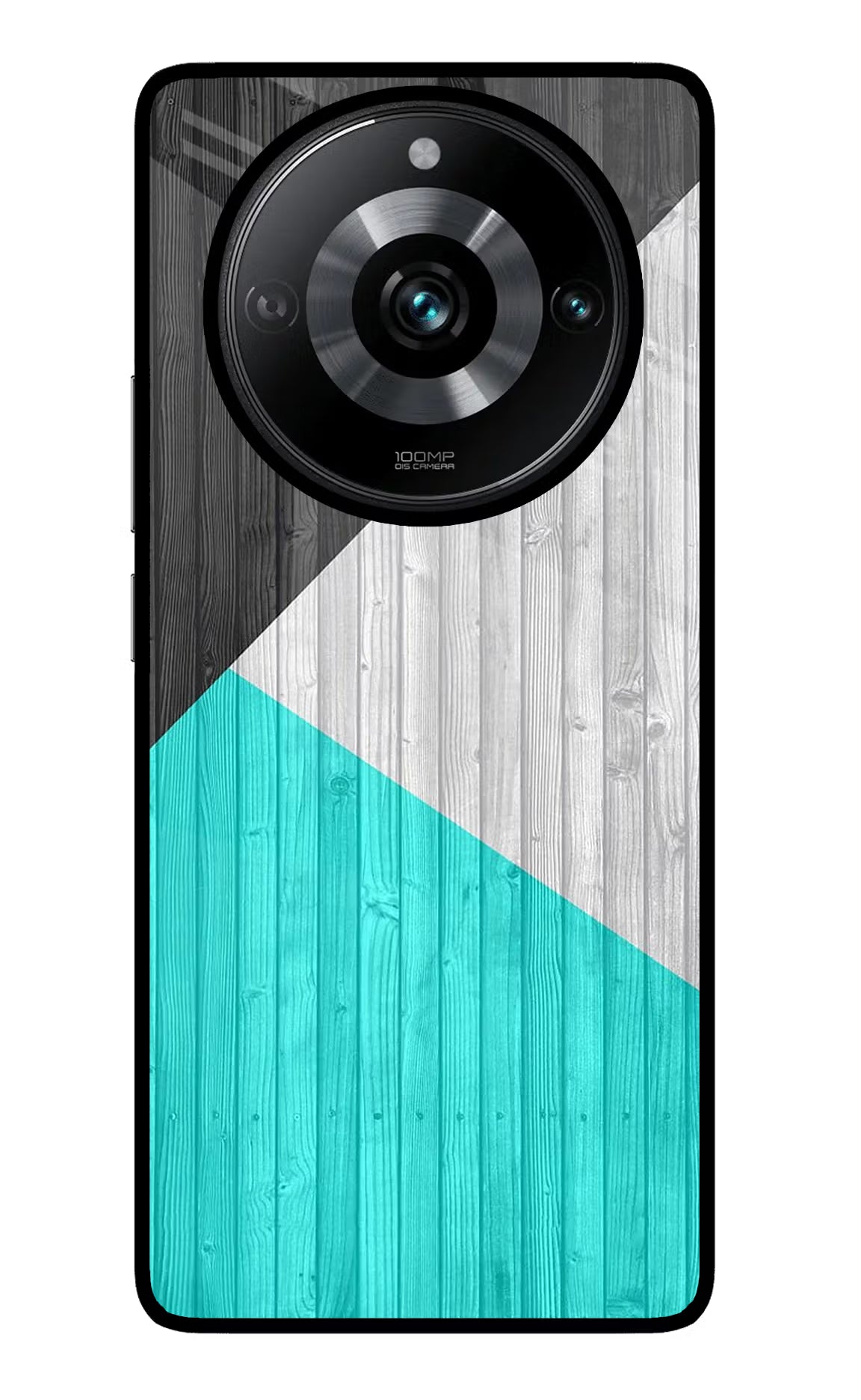 Wooden Abstract Realme Narzo 60 Pro Glass Case Back Cover by Casekaro