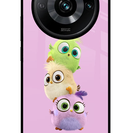 Cute Little Birds Realme Narzo 60 Pro Glass Case