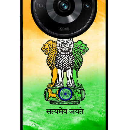 Satyamev Jayate Flag Realme Narzo 60 Pro Glass Case