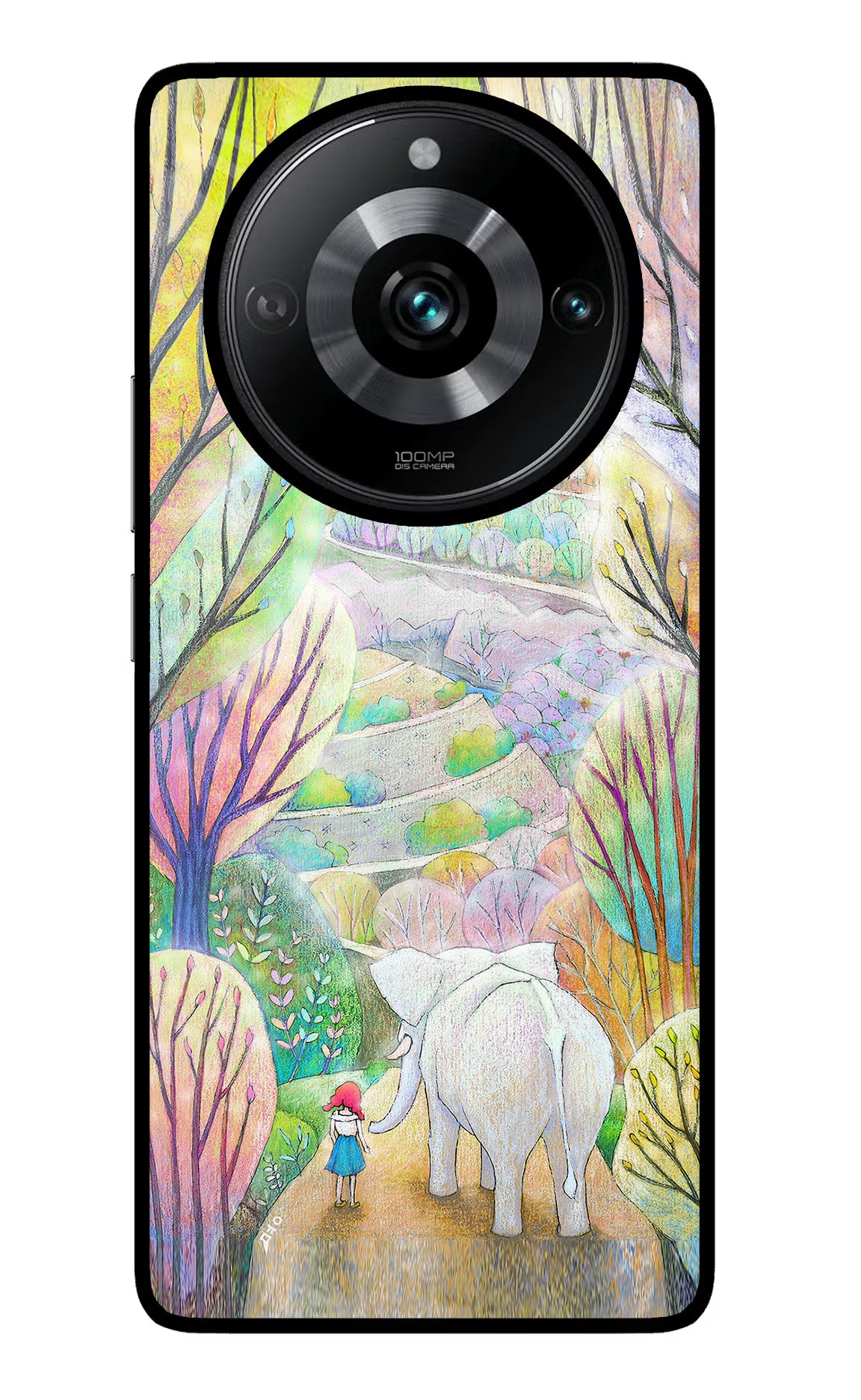 Nature Painting Realme Narzo 60 Pro Glass Case Back Cover by Casekaro