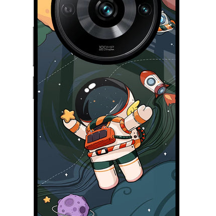 Cartoon Astronaut Realme Narzo 60 Pro Glass Case