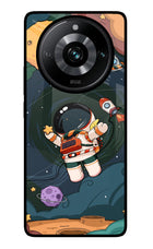 Cartoon Astronaut Realme Narzo 60 Pro Glass Case